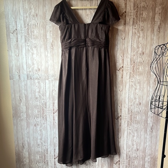𝅺JS Collection Chocolate Brown Dress - Picture 3 of 6
